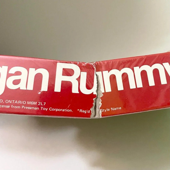 Michigan Rummy Board Game Classic Gin Rummy Game Tray Playtoy Damaged Box - Picture 5 of 16